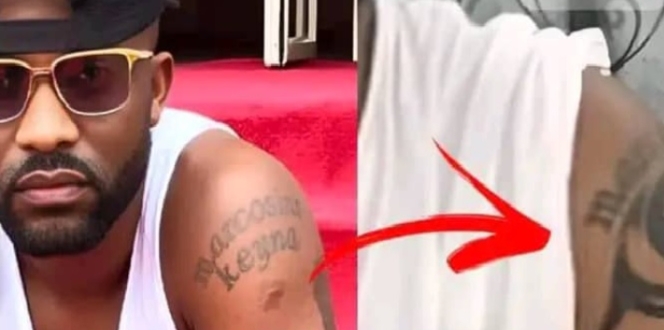 You are currently viewing FOCUS : Fally Ipupa explique le retrait du tatouage de sa fille Keyna sur son bras