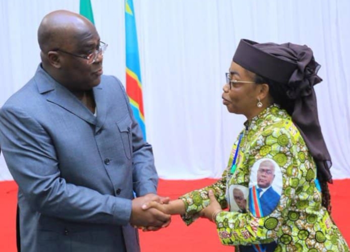 You are currently viewing 60 ans d’anniversaire du Chef de l’Etat : la Gouverneure de la Tshopo Madeleine Nikomba Sabangu Présente ses vœux au garant de la Nation