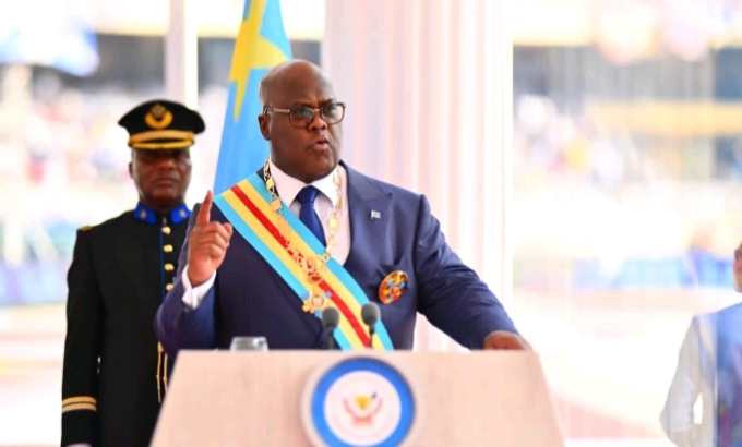 You are currently viewing Investi pour un second mandat, Tshisekedi se dit “déterminé” à offrir des solutions pragmatiques