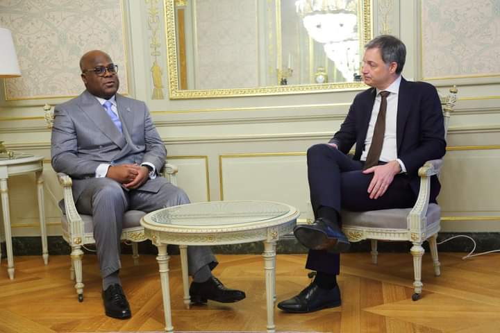 Lire la suite à propos de l’article Est de la RDC : Face au premier ministre belge, Tshisekedi demande des sanctions contre le Rwanda