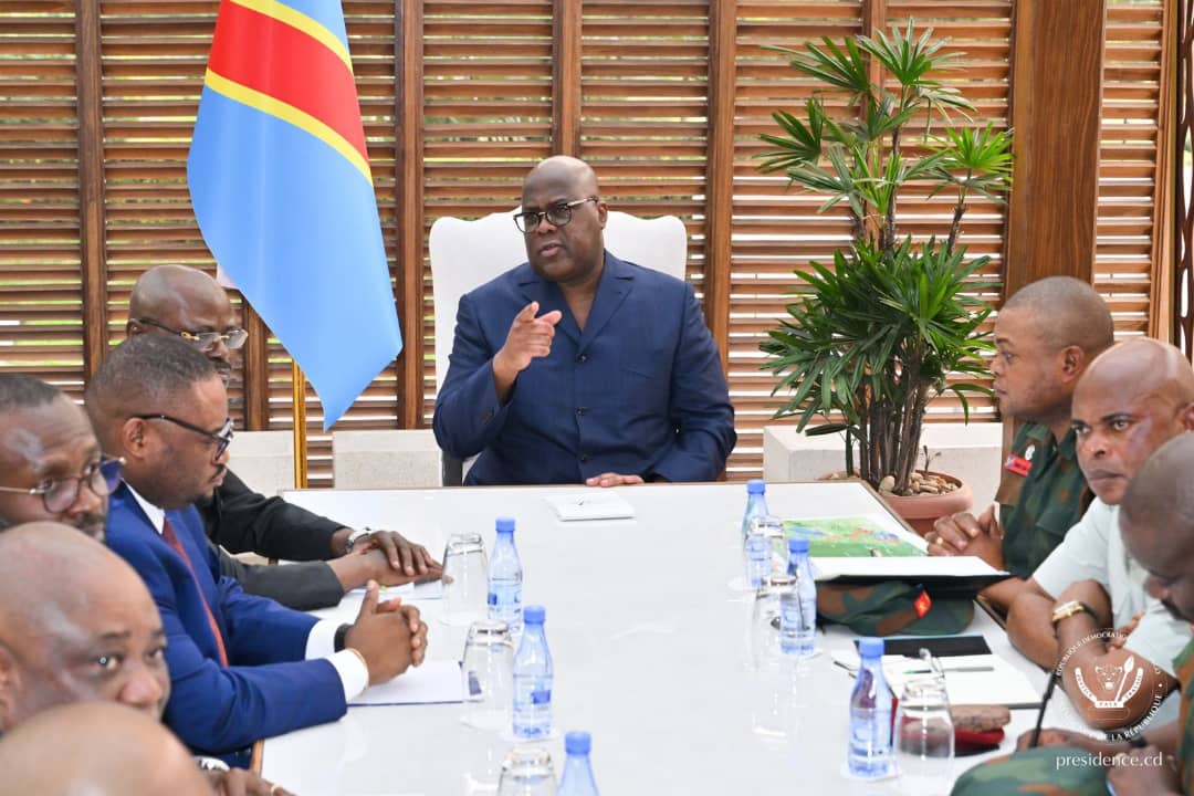 You are currently viewing Le président Félix Tshisekedi a convoqué la seconde réunion de la Task force du Haut commandement militaire