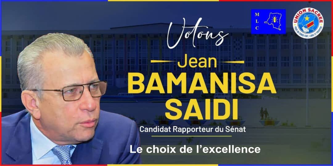 You are currently viewing Élections au sénat : Sans hésitation, le sénateur Jean Bamanisa Saïdi matérialise la volonté exprimée par la population congolaise