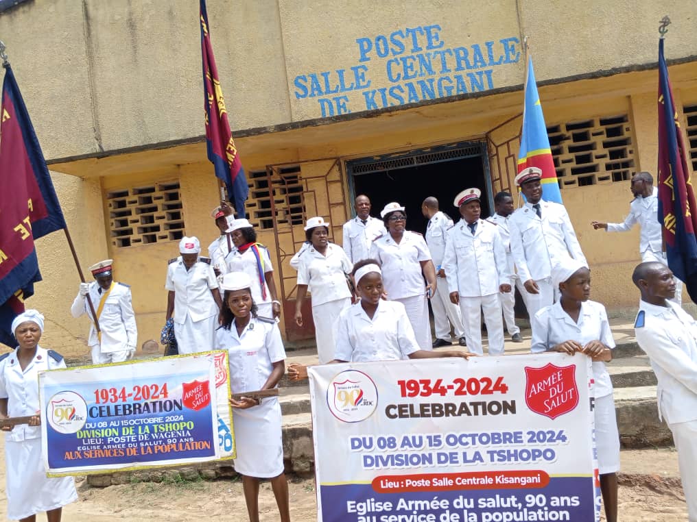 You are currently viewing Tshopo-Religion : L’église armée du salut célèbre ses 90 ans depuis son installation à Kisangani