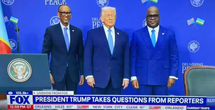 Lire la suite à propos de l’article Fin du suspense, la RDC et le Rwanda signent officiellement l&rsquo;accord de Washington qui devrait impérativement mettre fin à la guerre dans l&rsquo;Est