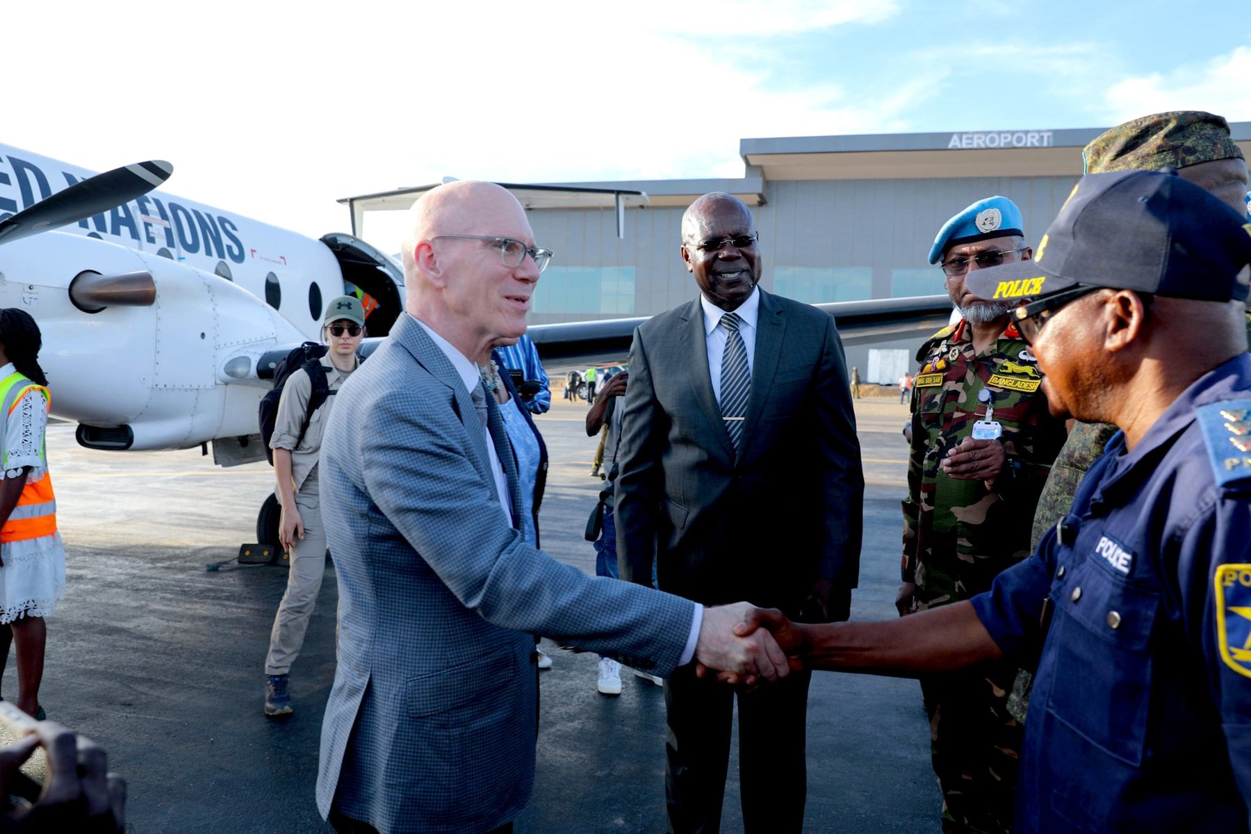 You are currently viewing À Goma, James Swan appelle Kinshasa et l&rsquo;AFC/M23 au respect du cessez-le-feu et compte sur leur coopération pour avancer
