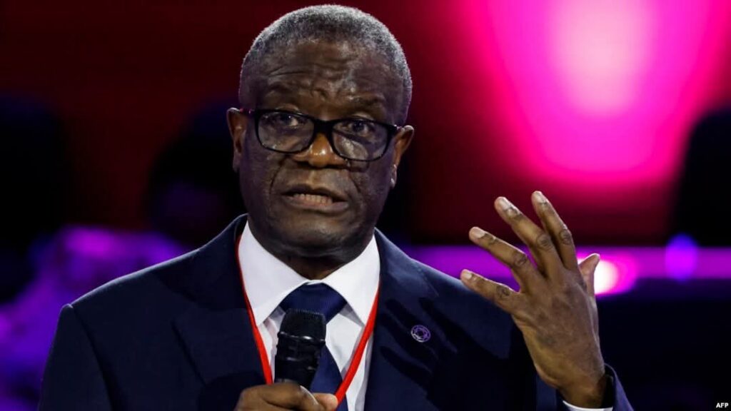 Loi référendaire en RDC : Pour Denis Mukwege, l&rsquo;objectif des parlementaires congolais est de prolonger leur bien-être au détriment de la population