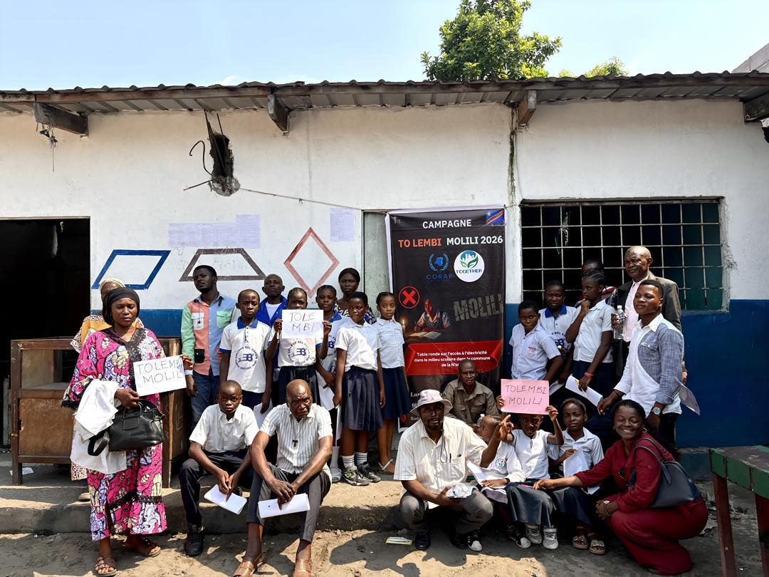 You are currently viewing Kinshasa : Together et la CORAP s&rsquo;engagent à accompagner la commune de la N&rsquo;sele dans la recherche de solutions concrètes pour un accès équitable à l&rsquo;électricité en milieu scolaire
