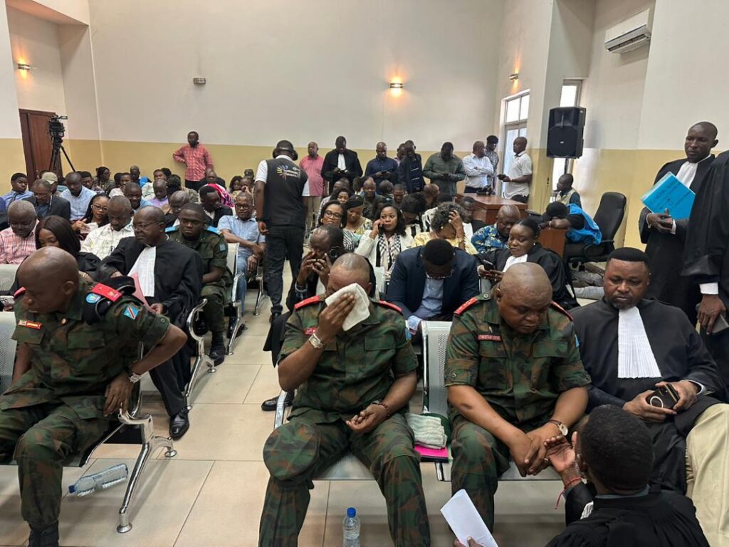 JUSTICE : Le procès du général Tshiwewe et de 9 officiers, accusés de trahison, s&rsquo;ouvre ce jeudi devant la Haute Cour militaire