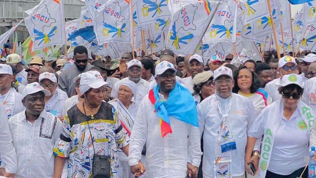 Marche de l&rsquo;UDPS : « Ce que nous avons fait aujourd&rsquo;hui va au-delà d&rsquo;une simple forte mobilisation », se réjouit Augustin Kabuya